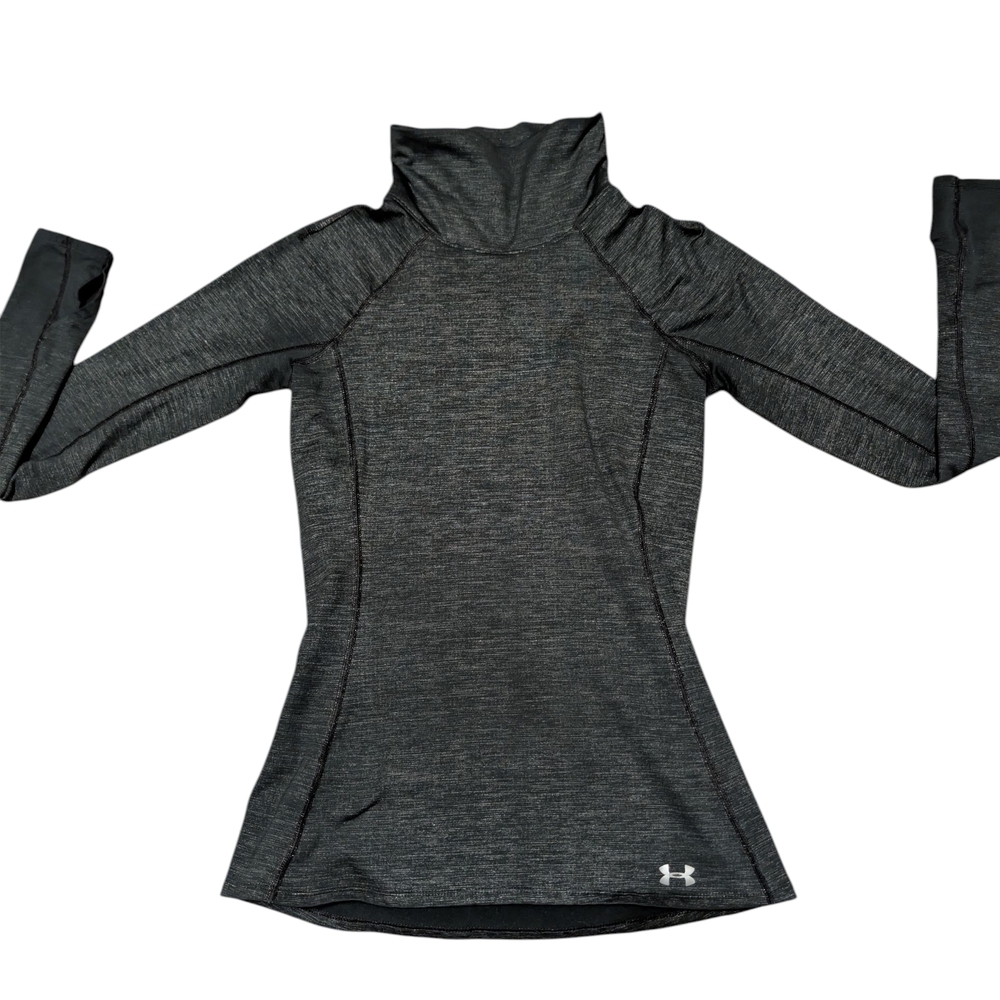 Under Armour Black and Gray ColdGear Top Women's XS Activewear